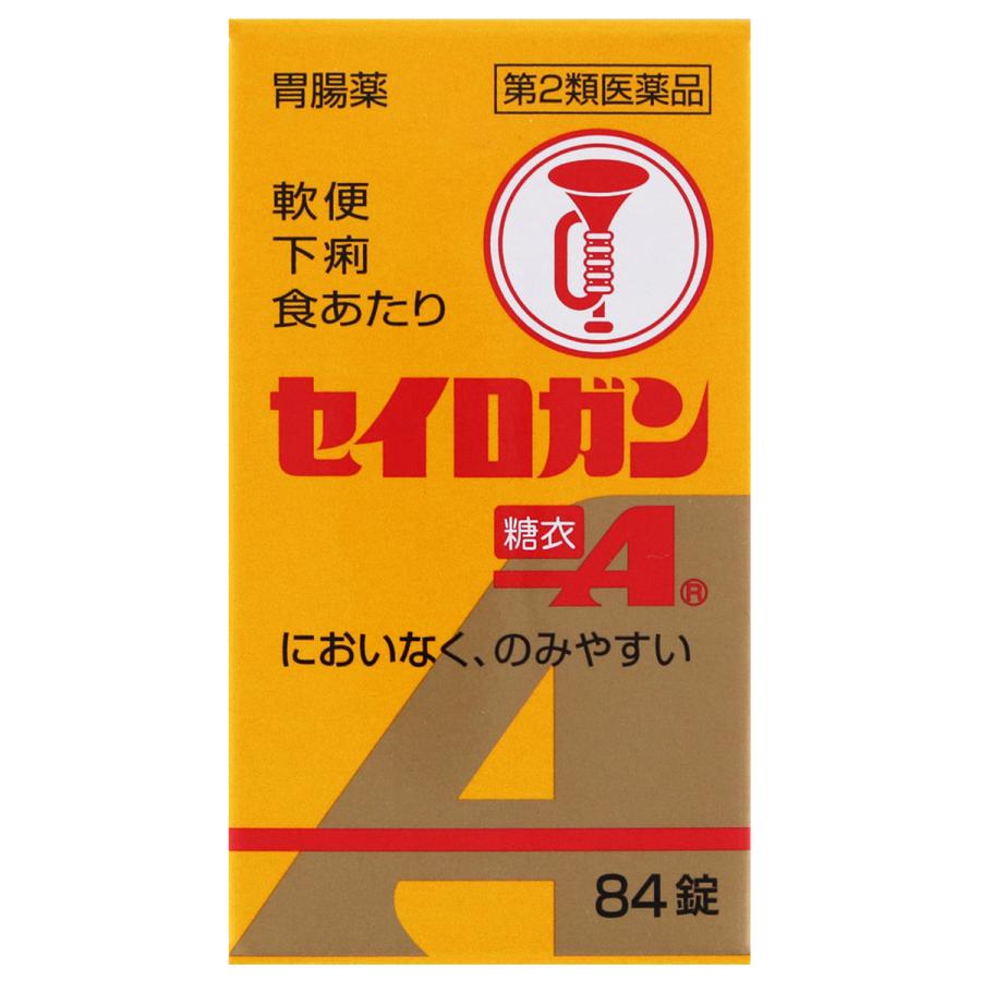 正露丸 【第2類医薬品】セイロガン糖衣A 84錠 : くすりの勉強堂 - 通販