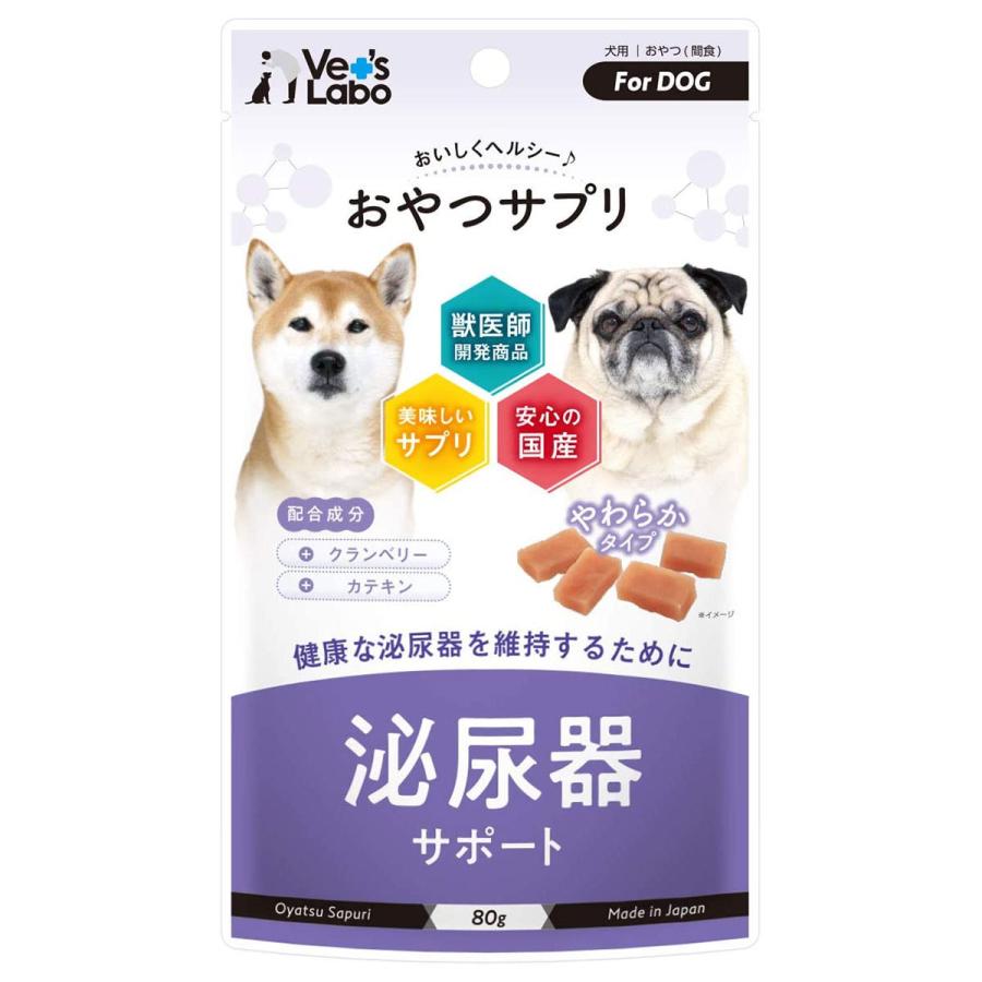ベッツラボ おやつサプリ 成犬用 泌尿器サポート 80g メール便送料無料 くすりの勉強堂 通販 Paypayモール
