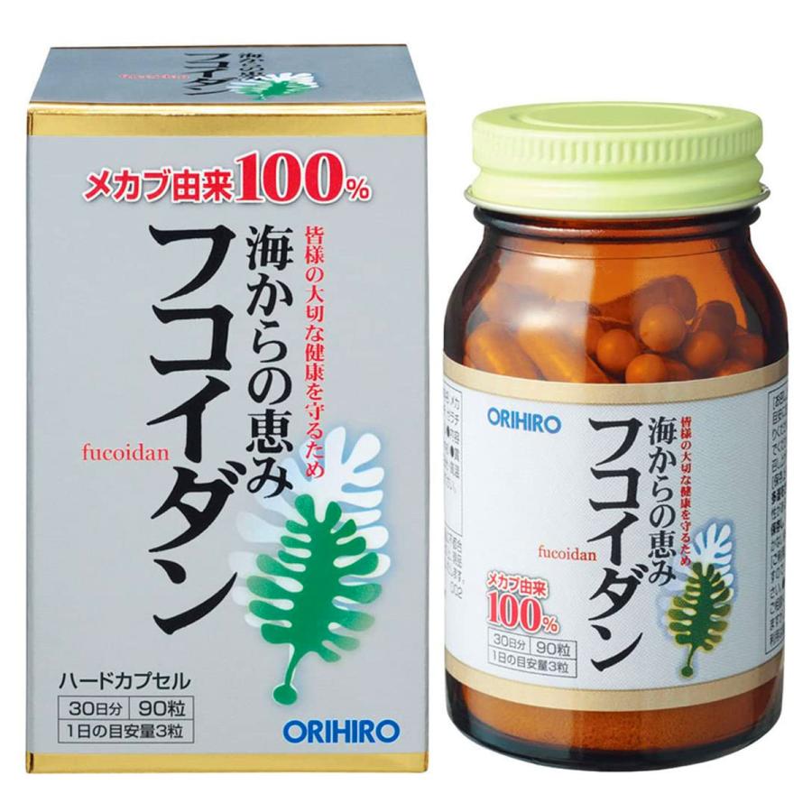 ORIHIRO（オリヒロ） フコイダン 90粒 : くすりの勉強堂 - 通販 
