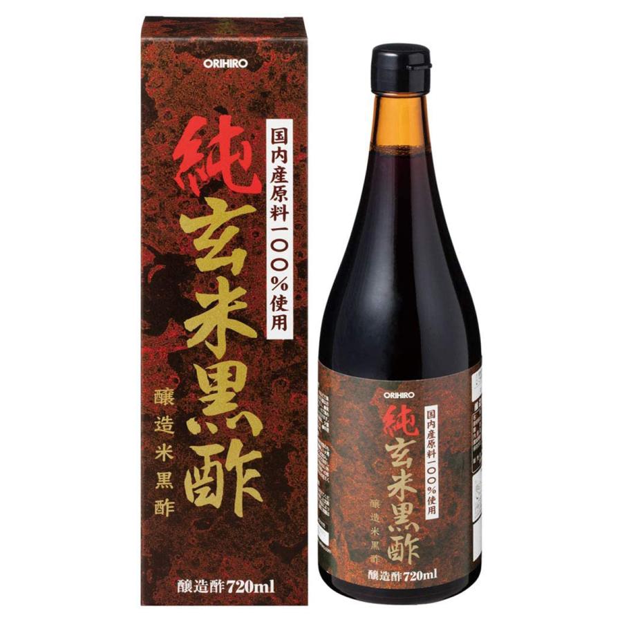 オリヒロ 純玄米黒酢 720ml :OR-4971493300525:くすりの勉強堂 - 通販 - Yahoo!ショッピング