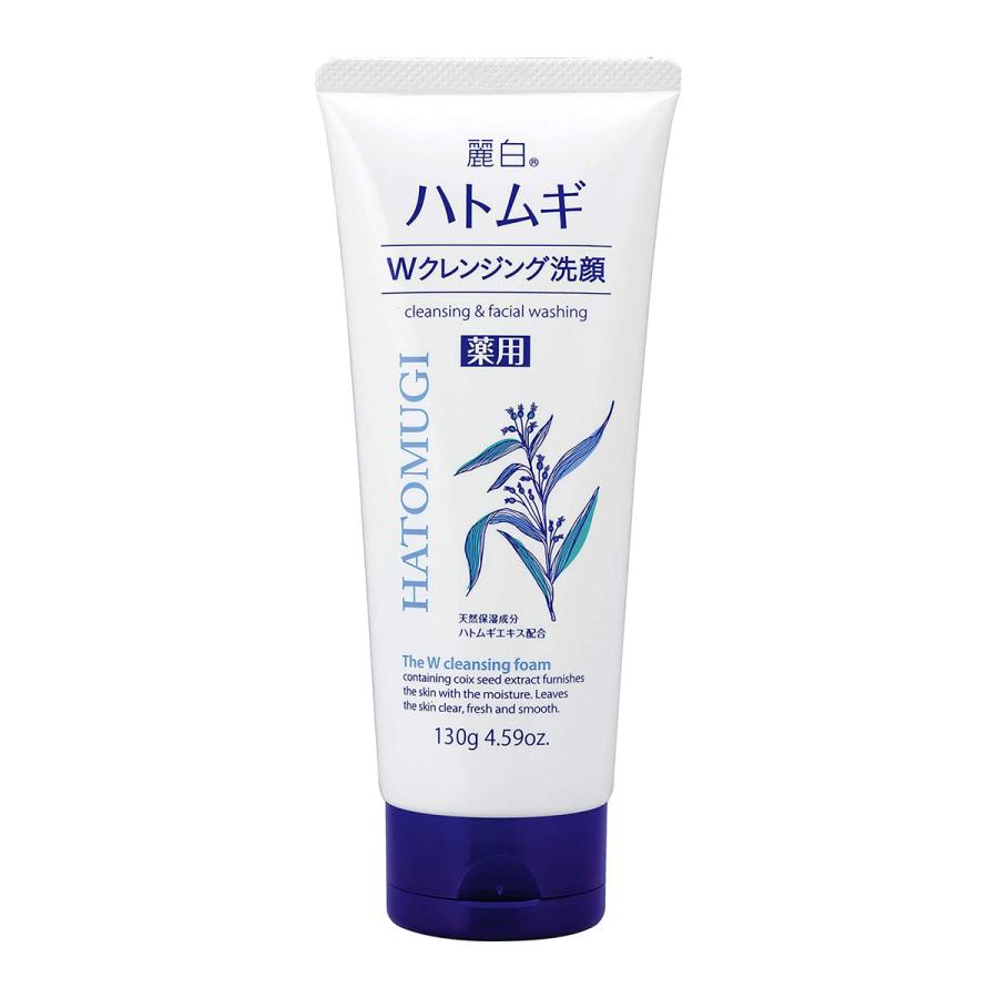 熊野油脂 麗白 薬用ハトムギWクレンジングフォーム(130g) 医薬部 熊野油脂 麗白 薬用ハトムギWクレンジングフォーム(130g) 医薬部