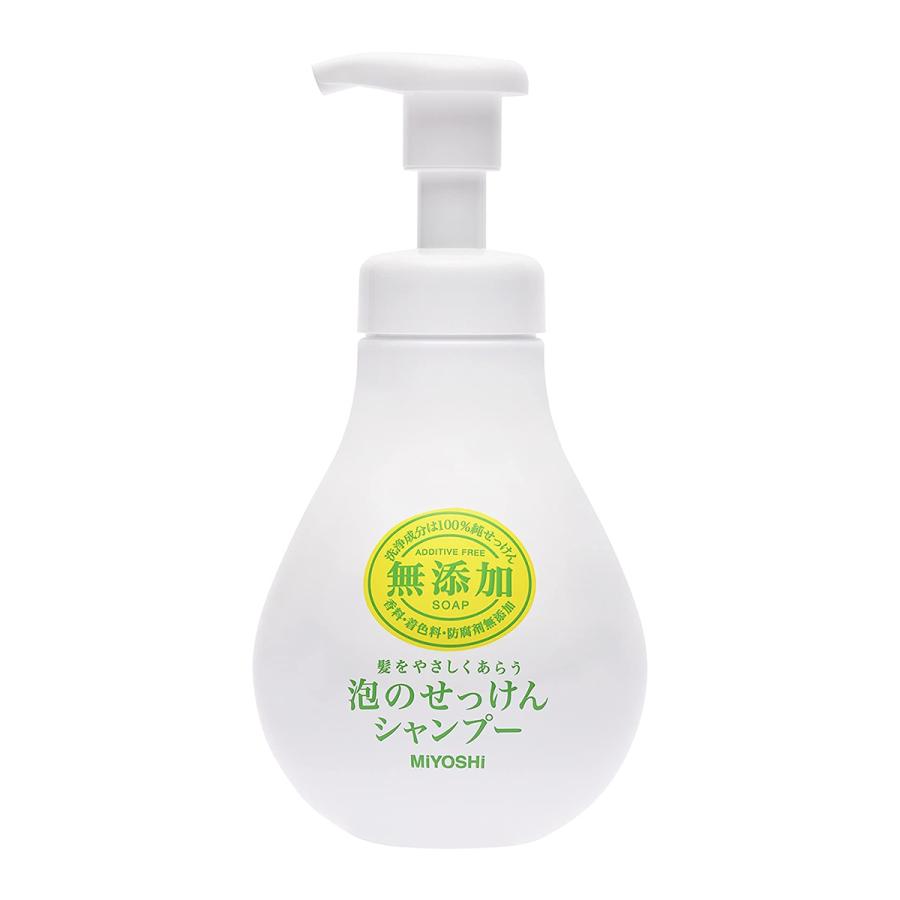 ミヨシ石鹸 無添加 泡のせっけんシャンプー (500mL)｜benkyoudou