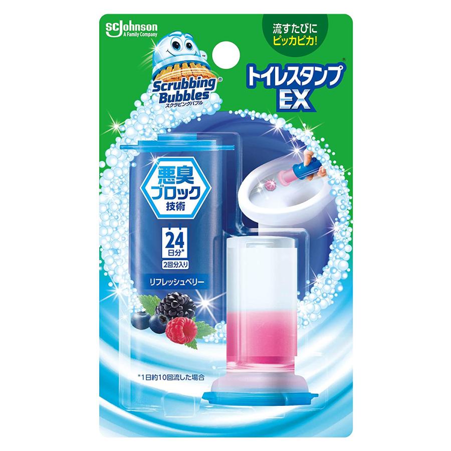 スクラビングバブル トイレスタンプex 出荷 リフレッシュベリーの香り 本体 12 6g