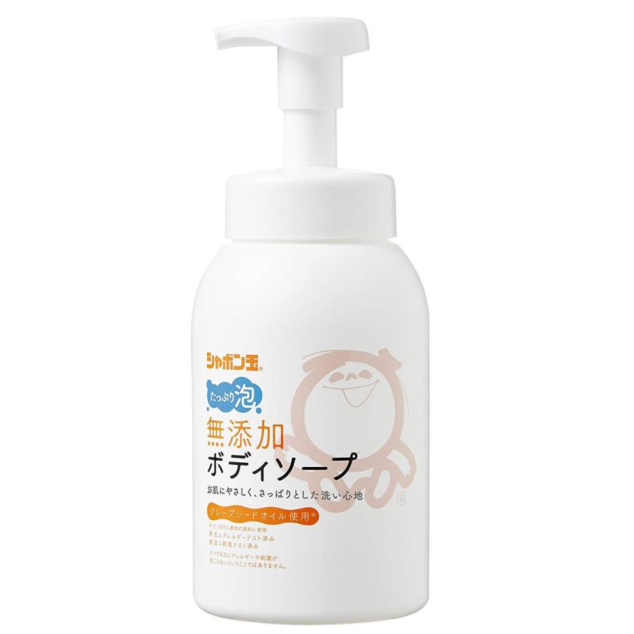 シャボン玉 無添加ボディソープ たっぷり泡 本体 570ml｜benkyoudou