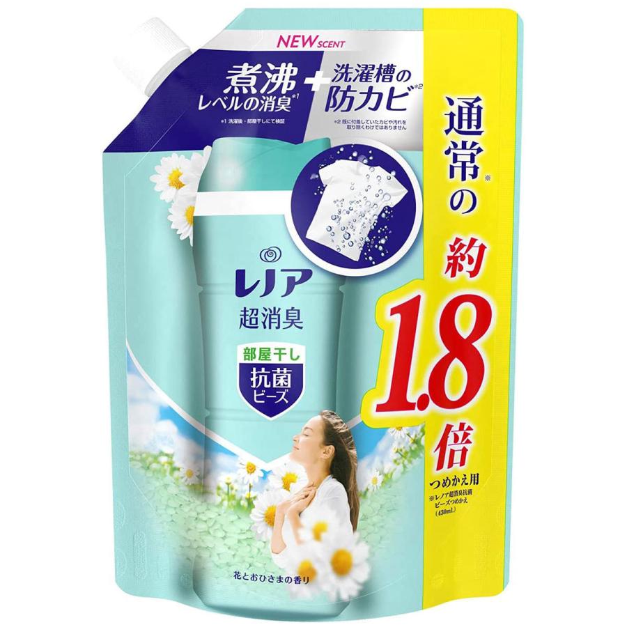 レノア 本格消臭 部屋干しdx 抗菌ビーズ グリーンフレッシュハーブの香り 詰替え用 特大サイズ 760ml くすりの勉強堂 通販 Paypayモール