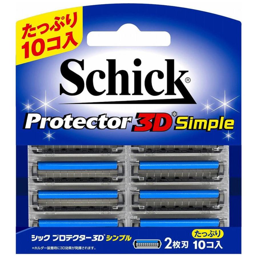 シック プロテクター3D シンプル 替刃 10コ入 : くすりの勉強堂 - 通販