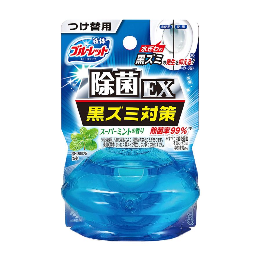 液体ブルーレットおくだけ除菌EX スーパーミントの香り つけ替用 70mL : so-4987072029923 : くすりの勉強堂 - 通販 -  Yahoo!ショッピング