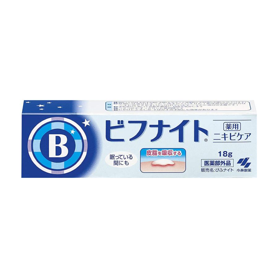 小林製薬 薬用 びふナイト 18g 医薬部外品 メール便送料無料 : so-yumail-4987072051009 : くすりの勉強堂 - 通販 -  Yahoo!ショッピング