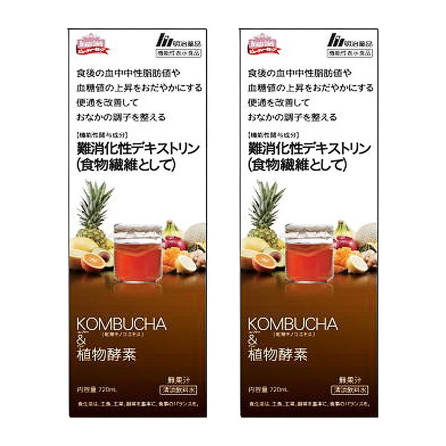 明治薬品 KOMBUCHA＆植物酵素 720ml×2個セット : くすりの勉強堂 