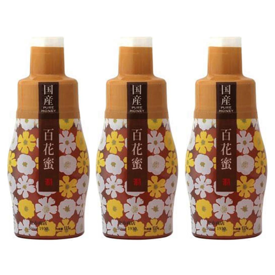 金市商店 国産 百花蜜 115g×3個セット 送料無料 : くすりの勉強堂