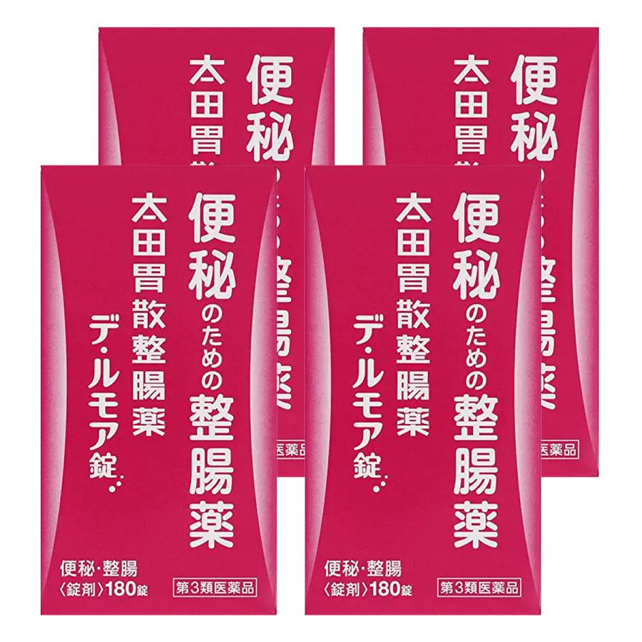 太田胃散 【第3類医薬品】太田胃酸 整腸薬 デ・ルモア錠 180錠×4個