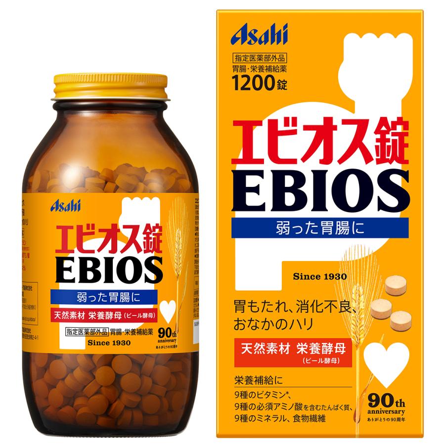 アサヒグループ食品 エビオス錠 1200錠 指定医薬部外品 : くすりの勉強