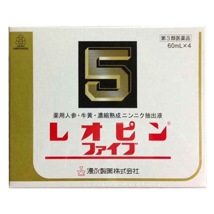 【第3類医薬品】 レオピンファイブw 60ml×4本入 レオピン5