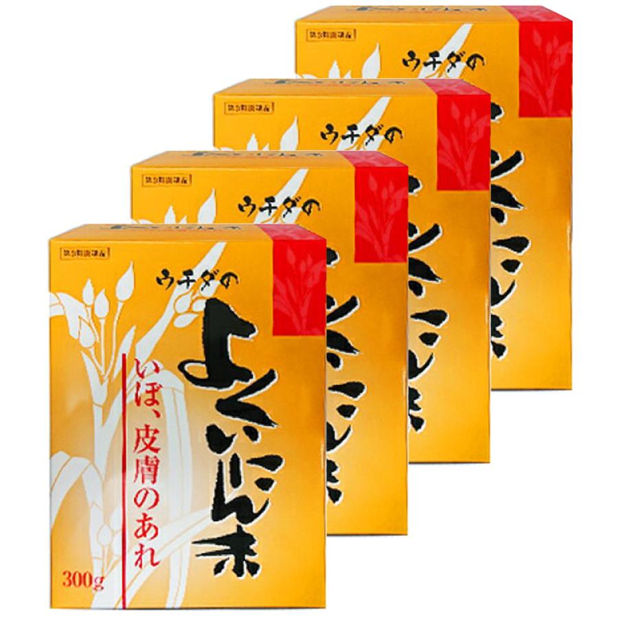 【第3類医薬品】 ウチダ よくいにん末 300g×4個セット（チャック付きアルミ袋） の商品画像