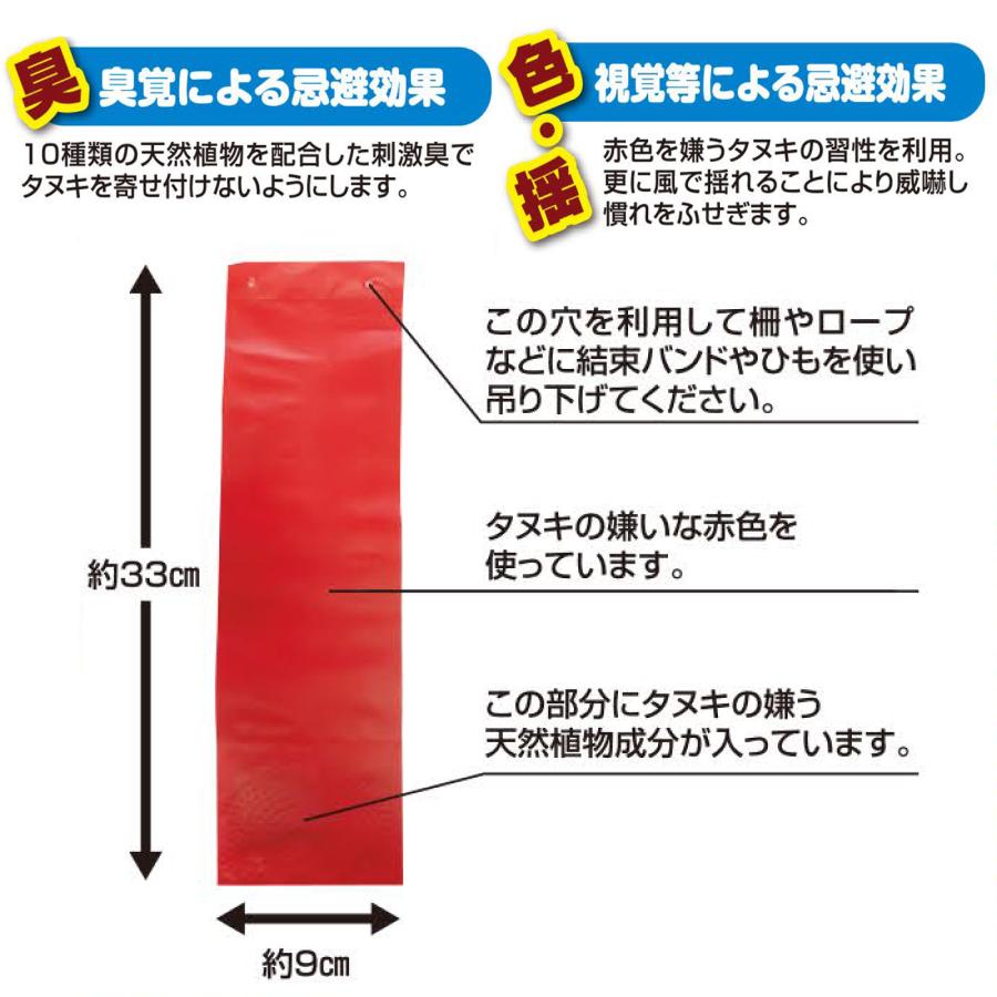 タヌキ撃退 忌避剤 撃退タヌキ激臭シート50個入 たぬき対策 激辛臭が約