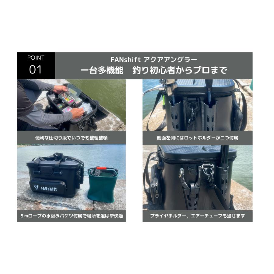 タックルボックス FANshift アクアアングラー プロ推薦 バッカン タックルボックス FANshift アクアアングラー プロ推薦 バッカン