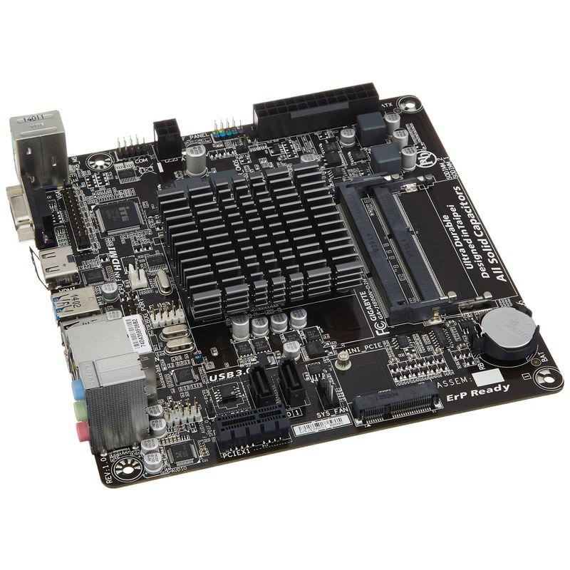 GIGABYTE マザーボード Intel Bay Trail Celeron J1800搭載 Mini ITX GAJ1800ND2H