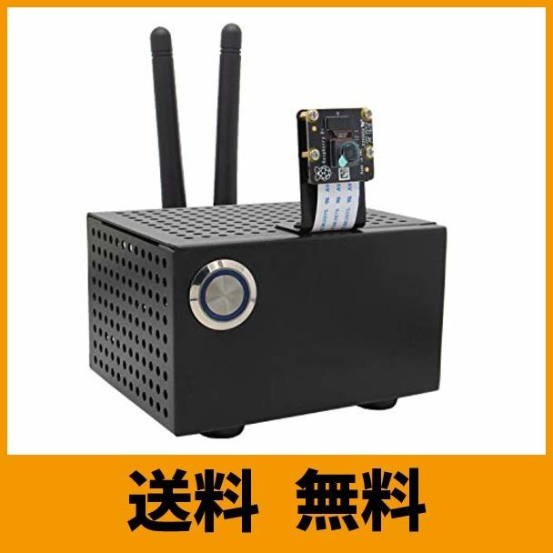 Geekworm Jetson Nano用金属ケース 電源コントロールスイッチ 日本未発売 リセットスイッチが付き Nvidia Nano Jetson Je