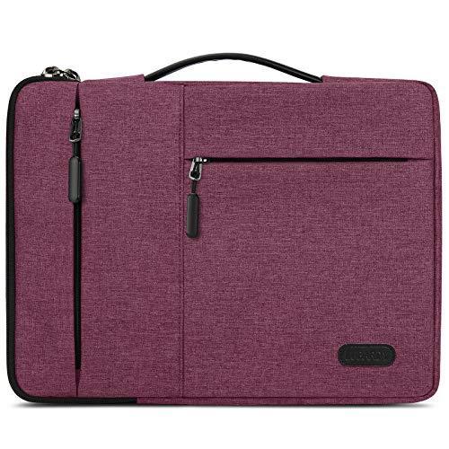 Lubardy パソコンバッグ 15 6インチ パソコンケース 360 保護 ノートpcケース 耐衝撃 Pc バッグ ノートパソコンケース ブラック セットアップ