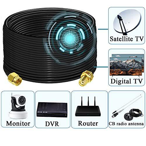 Sma延長ケーブルrg5865 6ft m Tuolnksmaオス Smaメス同軸ケーブル3g4g Ltewifiアンテナ無線lan低損失rf同軸 光デジタルケーブル Www Bollywoodpapa Com