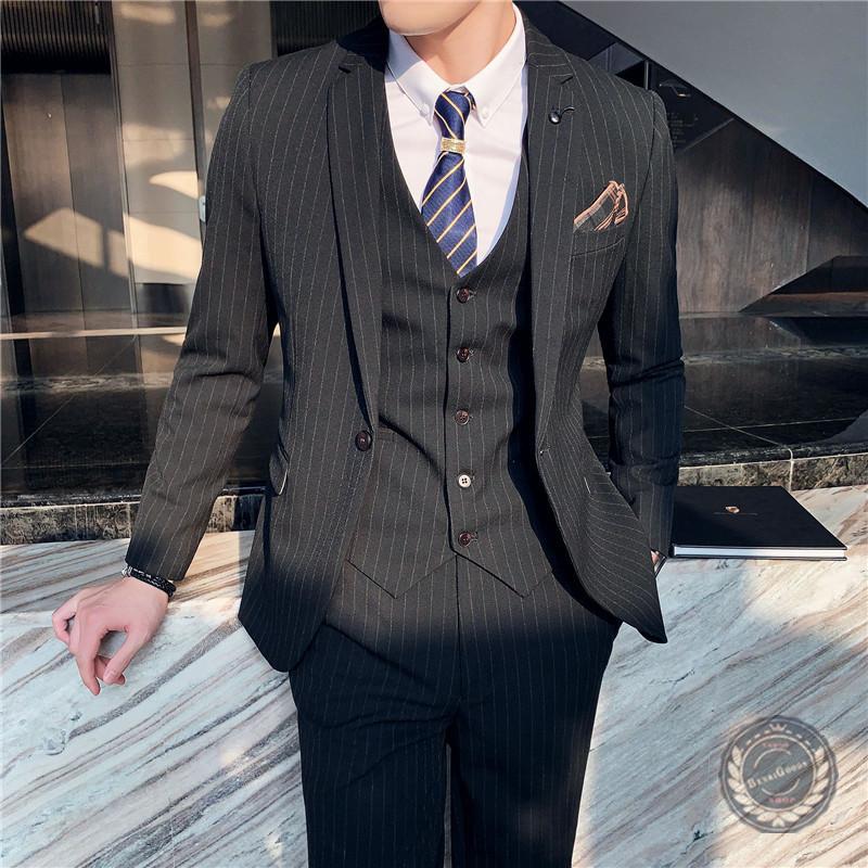 スーツ セットアップ 3点 ネクタイ カフス付き ☆超美品