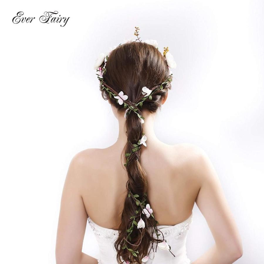 Ever Fairy 花冠ラプンツェル系髪飾り北欧 新婦人 花嫁 おもてなしブライダル 花冠 フラワー ウェディング ヘッドドレス 造花 花 Tdaオンラインショップ 通販 Yahoo ショッピング