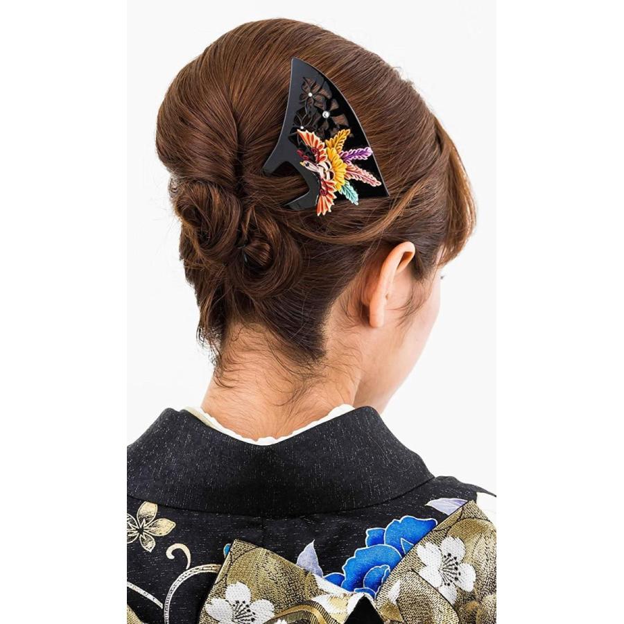 蒔絵かんざし 悠月 桜 さくら 鳳凰 格子 黒台 成人式 七五三 浴衣 卒業式 結婚式 簪 髪飾り 髪かざり ゆかた 浴衣 通販 Www Arilab Com Tr Index Php