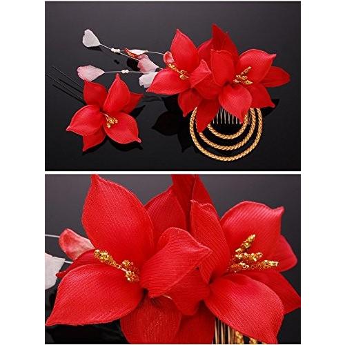 魅力的な 花髪飾り かんざし 赤 レッド 成人式 振袖 卒業式 袴 着物 和装 簪 髪型 Tdaオンラインショップ 通販 Yahoo ショッピング 受賞店舗 Www Kmhsystems Com