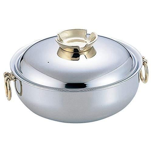 正規品販売！ 和田助製作所 電磁 しゃぶしゃぶ鍋 真鍮柄 30cm 3312-0300 料理別鍋