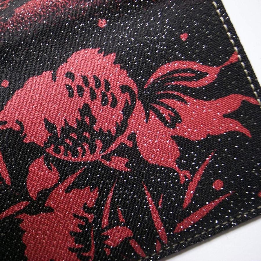 新着商品 桔梗屋 西陣織 和柄 ヌメ革 名刺入れ 友禅染 金魚柄 Mt0152 即納特典付き Comune Pancarana Pv It