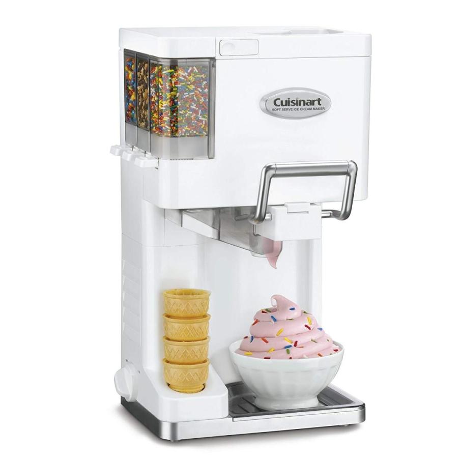 クイジナート ソフトクリームメーカー Cuisinart Ice-45 Mix Ice Cream Maker (ホワイト) 並行輸入品 Ice クイジナート ソフトクリームメーカー Cuisinart Mix Cream Maker ホワイト 並行輸入品