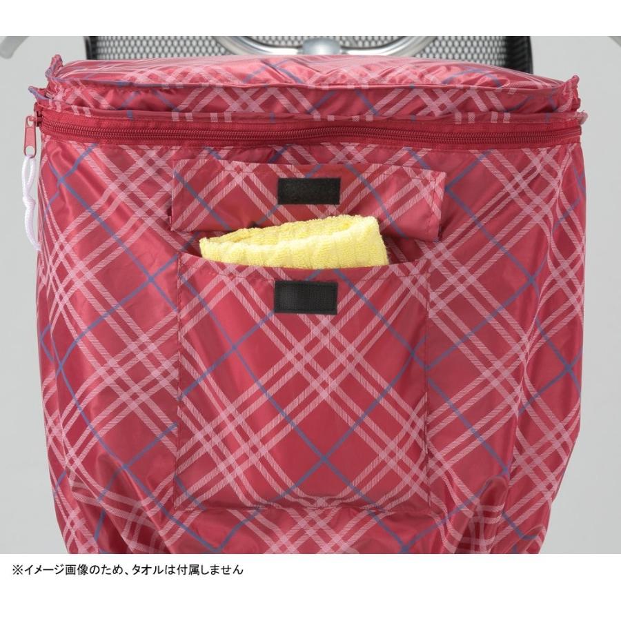 川住製作所 2段式後カゴカバー ワインチェック KW-267WC|benriithiban|06
