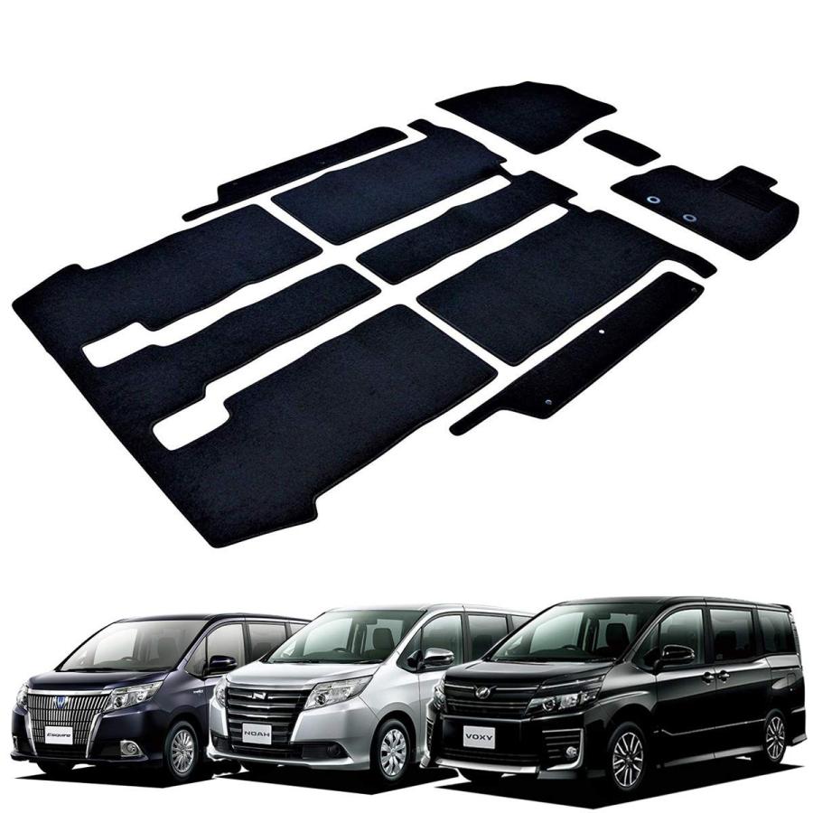 受賞店舗 フェニーチェ カーマット フロアマット ステップマット トヨタ ノア ヴォクシー エスクァイア 80系 7人乗り ハイブリッド車用 最新情報 Www Intime Univ Org