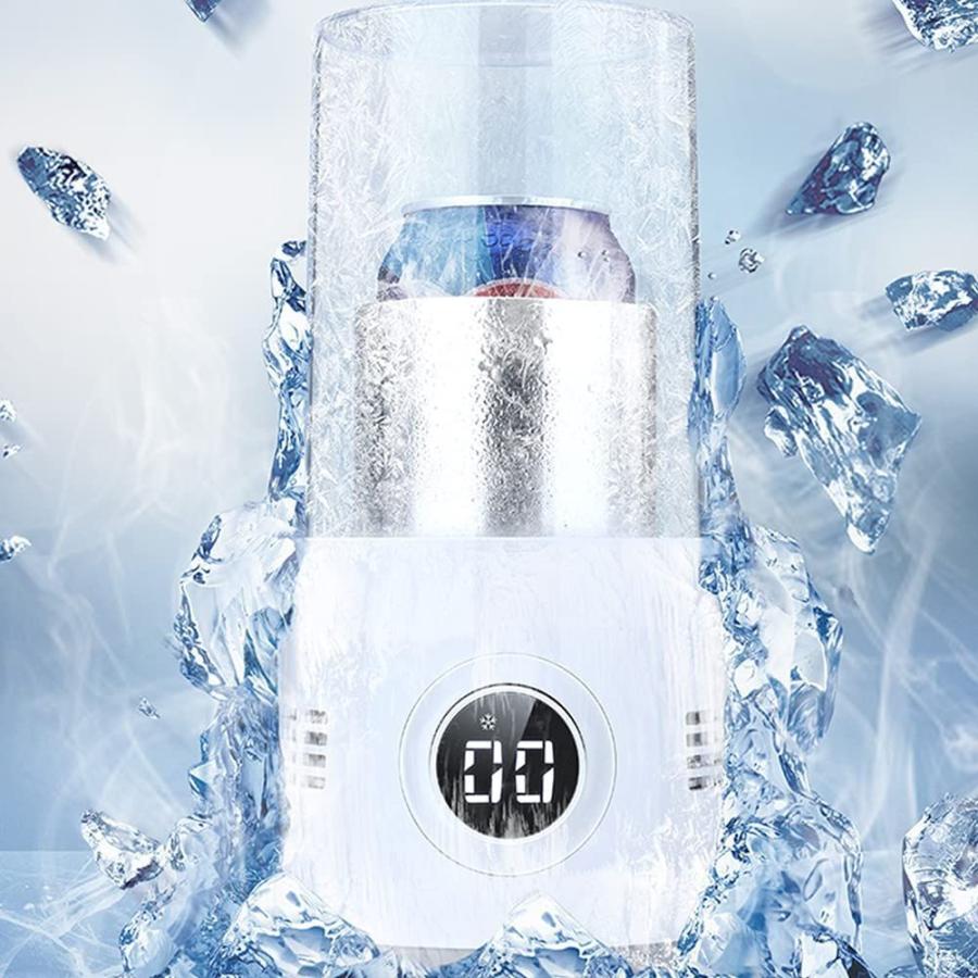 最新作 クーラー ドリンク カップ 3 60 ドリンクホルダー Macolauder ホルダー 2 Led表示 静音 急速冷却 冷温 車載 自宅 ビールサーバー
