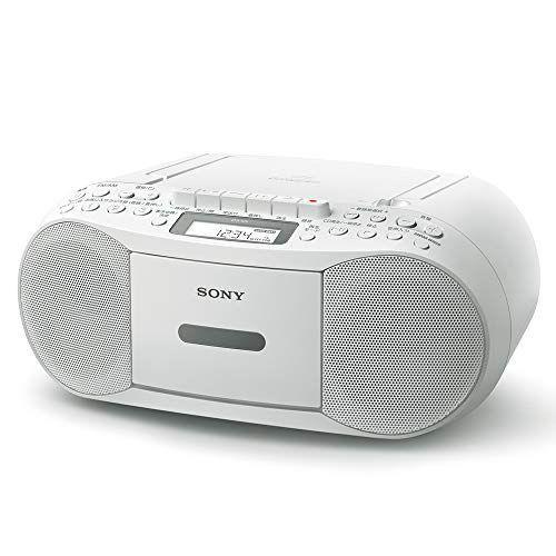 ソニー CDラジカセ レコーダー CFD-S70 FM AM ワイドFM対応 録音可能 ホワイト CFD-S70 W
