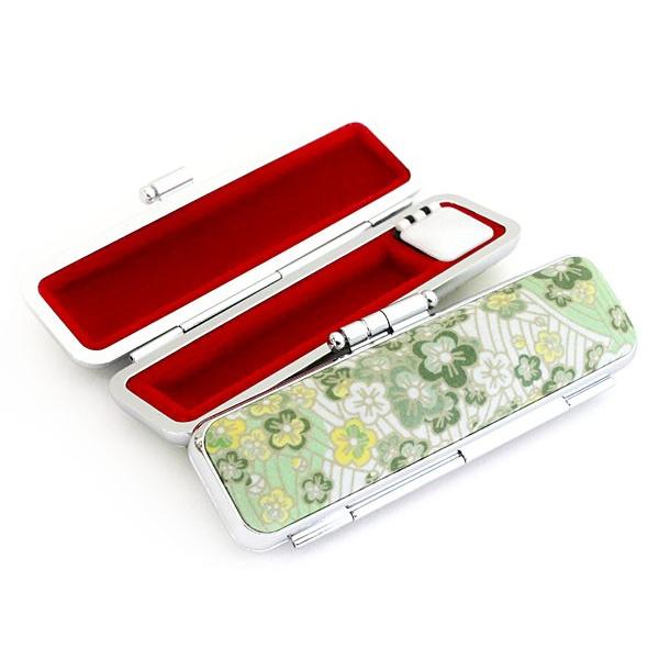 印鑑ケース はんこケース 夢 シリーズ ケース 梅 グリーン 10 5mm 12mm 用 かわいい 朱肉付き 10 5ミリ 12ミリ Blnoeahjtx Collectionconsultancy Com Au