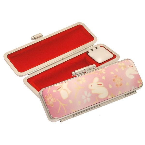 定番のお歳暮 印鑑ケース はんこケース 夢 シリーズ ケース うさぎ ピンク 16 5mm 18mm用 かわいい 朱肉付き 16 5ミリ 18ミリ Teaandtwigs De