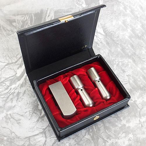 法人印鑑3本 セット ケース付 チタン 代表者印 18mm 天丸 と角印24mm 寸胴 KK-BOX ケース付き 会社設立 セット 会社印 会社 実印 など