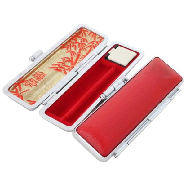 印鑑ケース 2本収納 訂正印・認印・銀行印用 (6mmと10.5mm/12mm対応