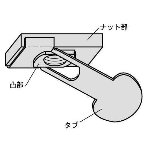 金属薄鋼板用インプルナット PL-4 （０．５〜３ｍｍ厚用） ステンレスSUS304  　（10個）｜benrimon｜05