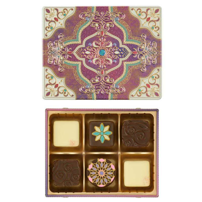 メリーチョコレート ジャミーラ ラクサ（舞）6個入り ショップバッグ