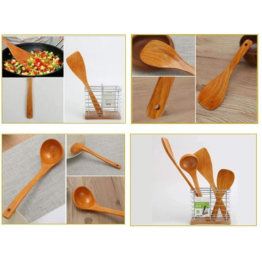キッチン調理器具4点セット 木製キッチン用品 ライススプーン 木製スープスプーン フライパンへら 木のへら キッチンツールセット Bv Kitchentool4set 02 Gardon 通販 Yahoo ショッピング