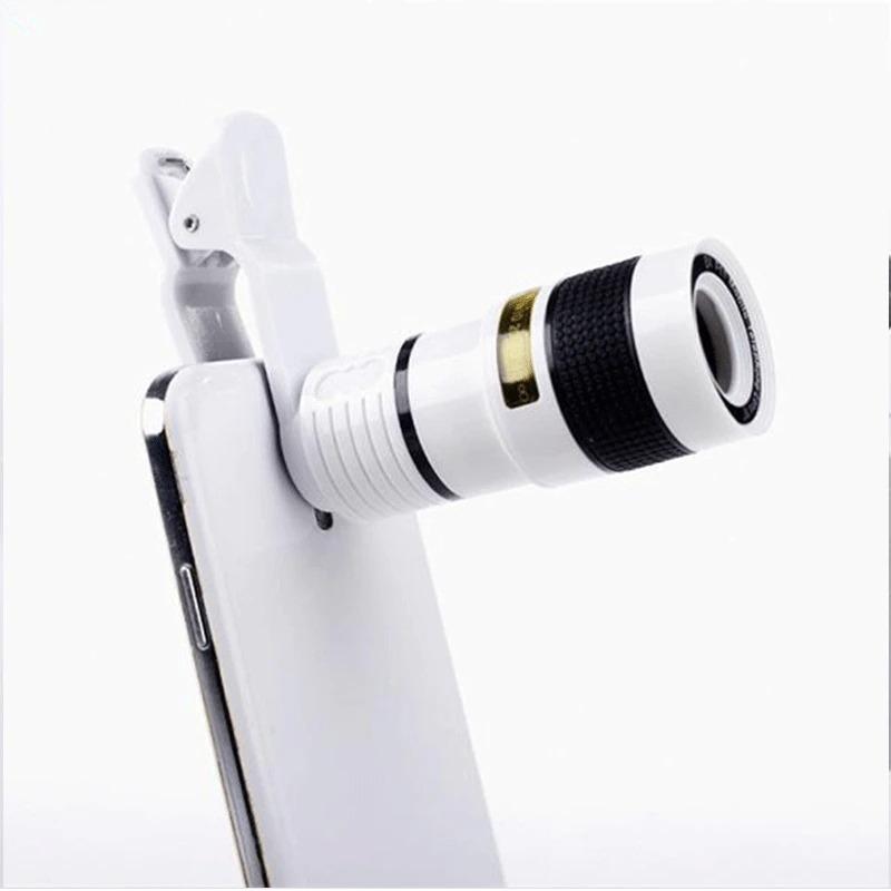 光学ズーム 望遠鏡 8x8 カメラ レンズクリップ スマホ iphone 6