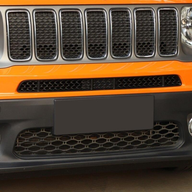 ジープ レネゲード 2019 フロントフェイス インセクトグリル メッシュ