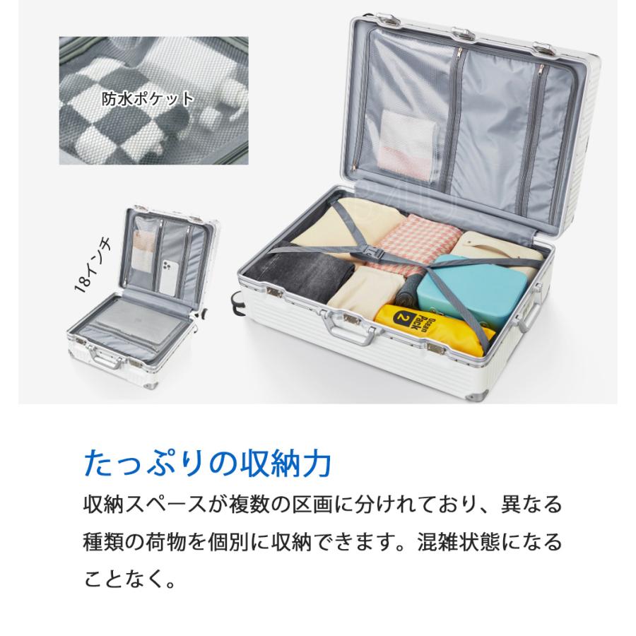 B4U 機内持ち込み スーツケース フレームタイプ Sサイズ Mサイズ 18