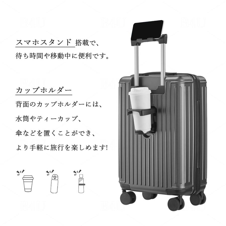 B4U 機内持ち込み スーツケース Sサイズ Mサイズ 20インチ 24インチ