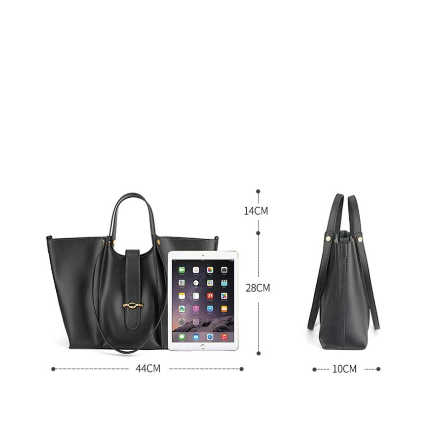 本革 トートバッグ レディース A4対応 2WAY ショルダーバッグ 牛革 通勤 通学 大きめ 軽量 肩掛け 手提げ 鞄 カバン おしゃれ 女性 旅行 入学式 卒業式 発表会の画像