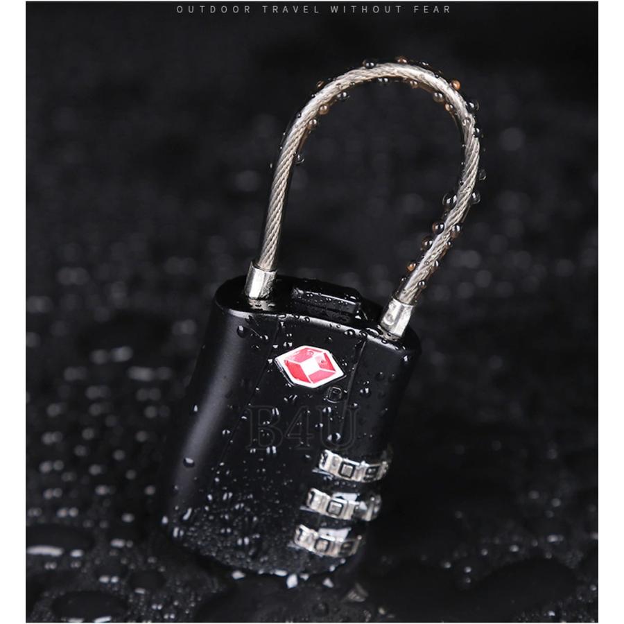 TSA ダイヤル式 ワイヤーロック 南京錠 TSAロック 暗証番号 鍵 バッグ ダイヤル式 ワイヤーロック 盗難防止 スーツケース 海外 旅行 空港 検査 暗証番号 防犯 |  | 04