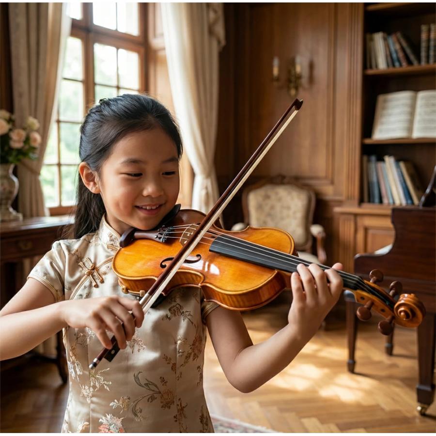 ★週末セール★【美品】Piccolini バイオリン 1/4 子ども用バイオリン バイオリン 初心者セット10点セット 子供用 ヴァイオリン 入門者 入門