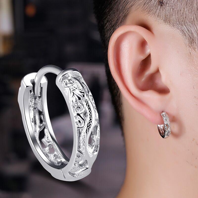 silver925 ドラゴン　ピアス 予約販売15%OFF!ピアス ドラゴン メンズ アクセサリー フープピアス